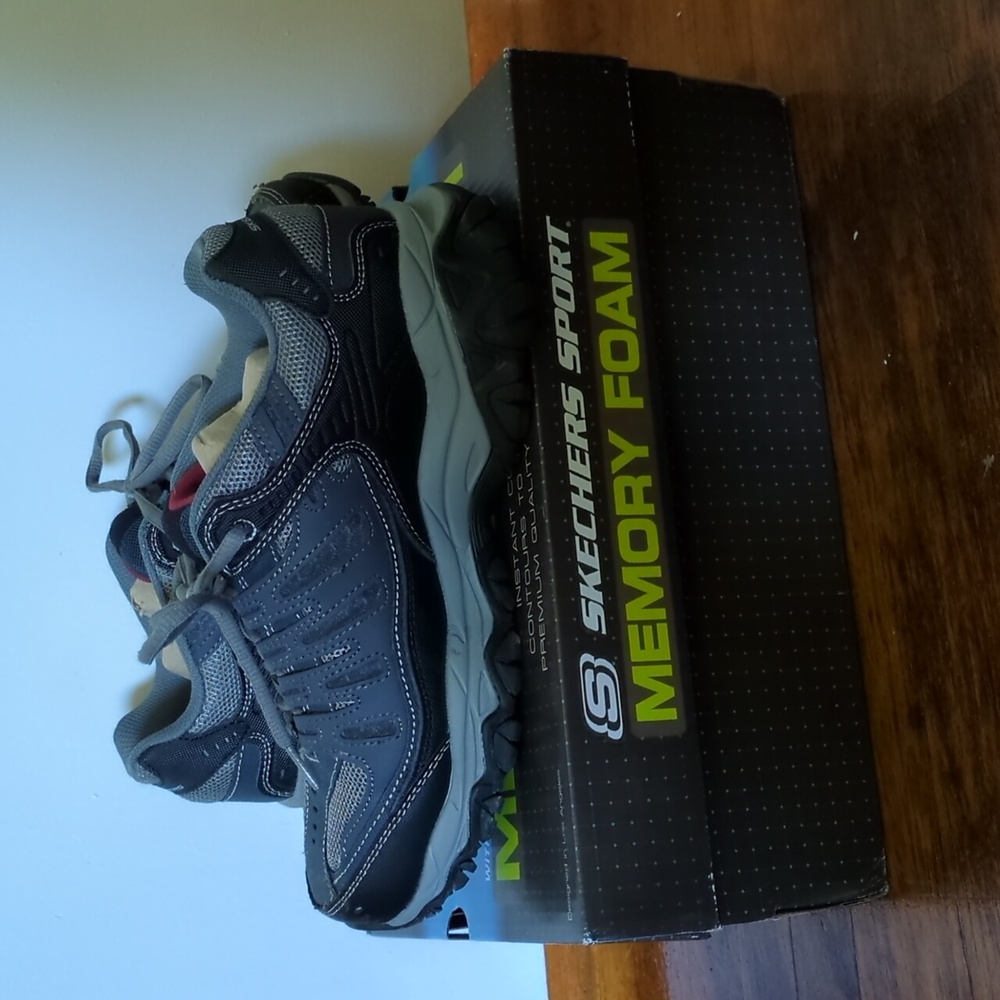 Sketchers Afterburn Memory Foam Sneakers